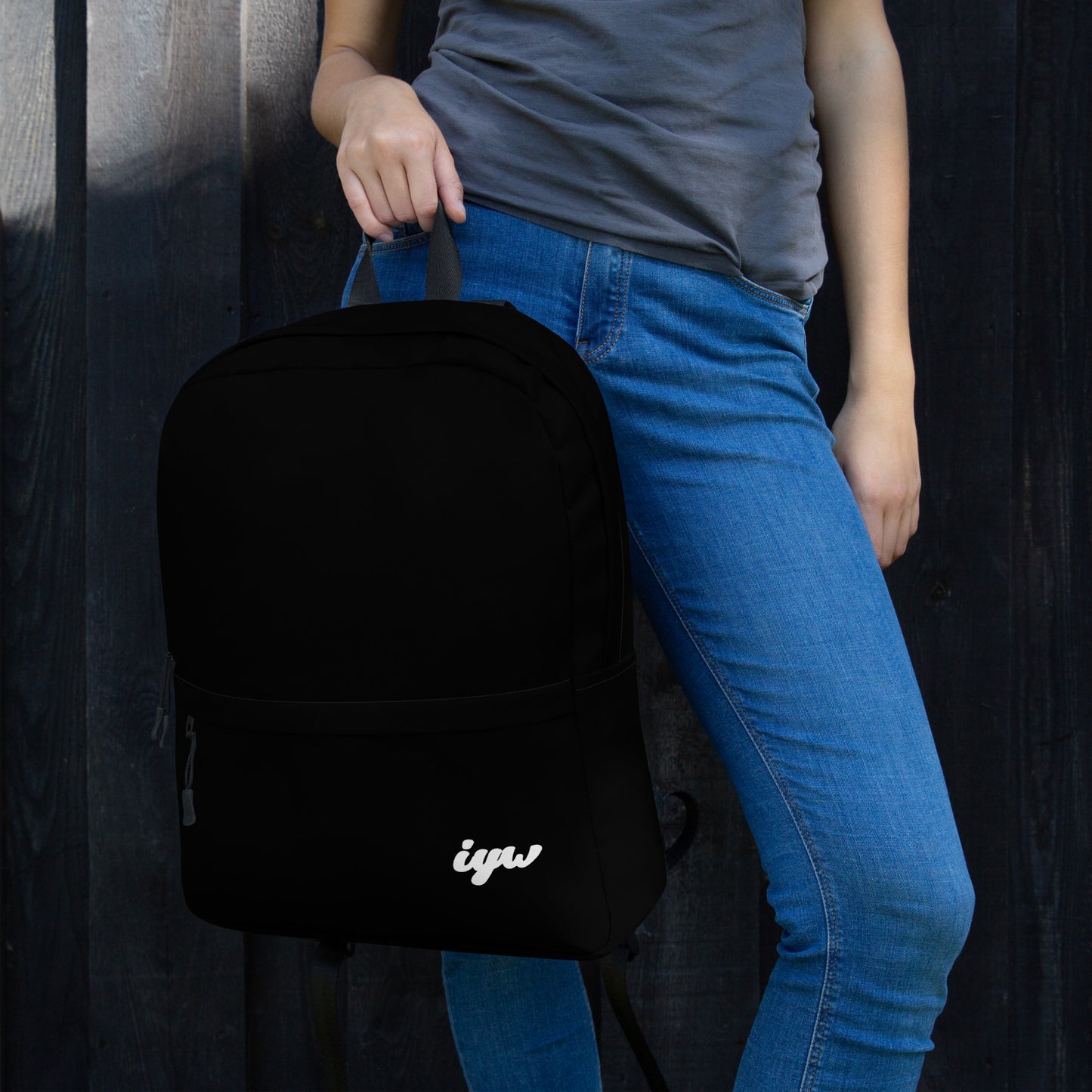 IYW Black Backpack