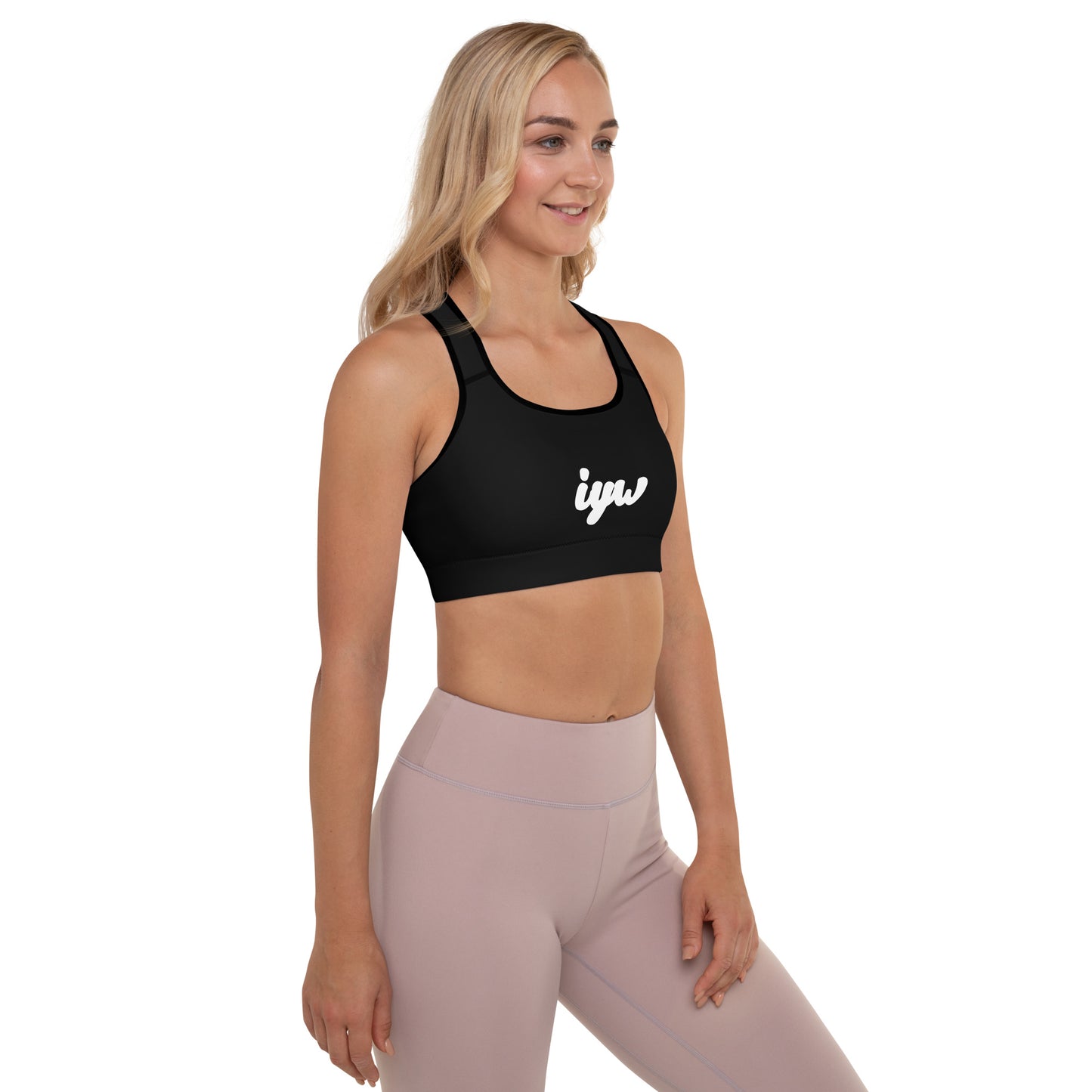 Black Padded Sports Bra