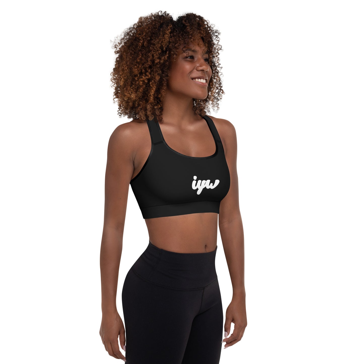 Black Padded Sports Bra