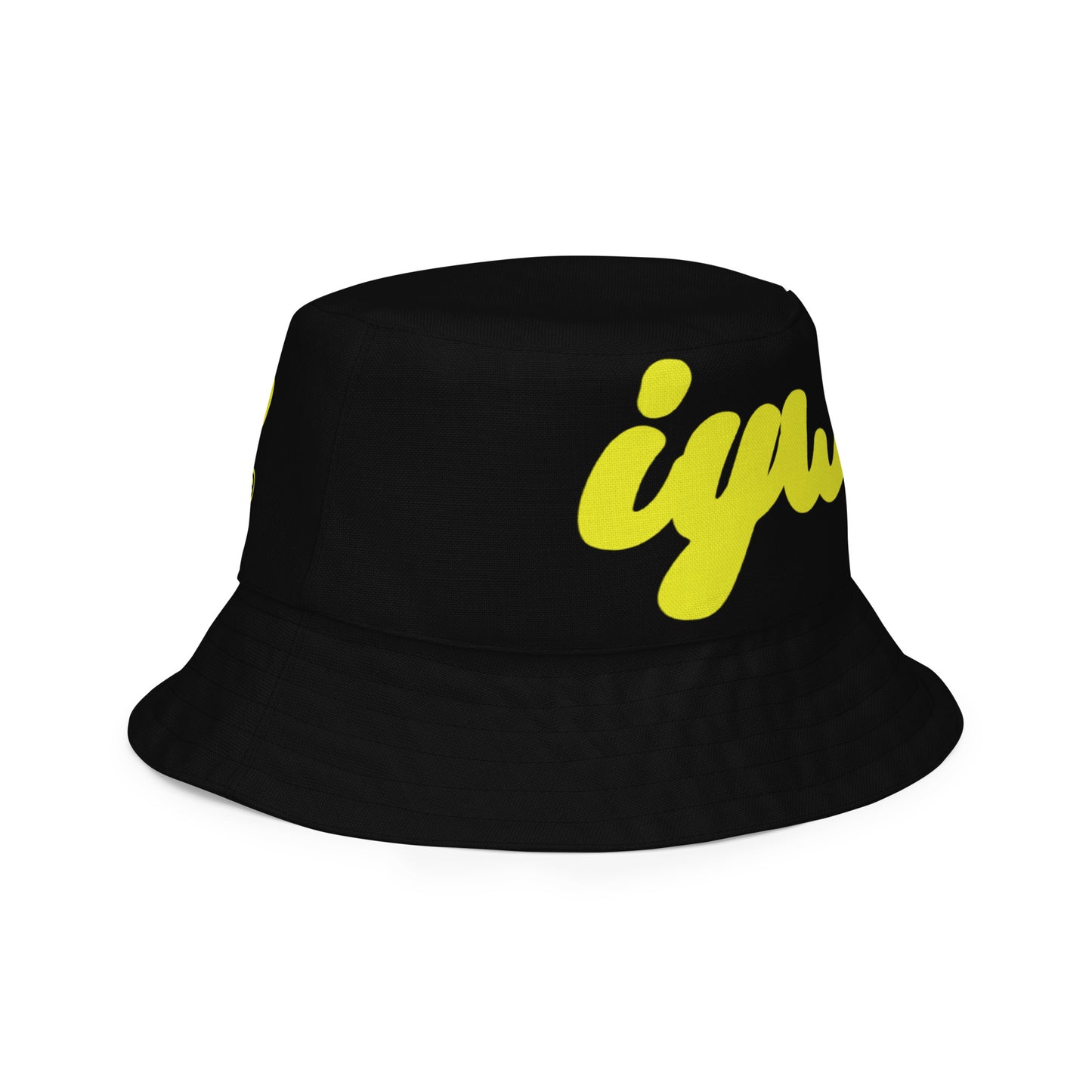 Pink and Yellow Reversible Bucket Hat