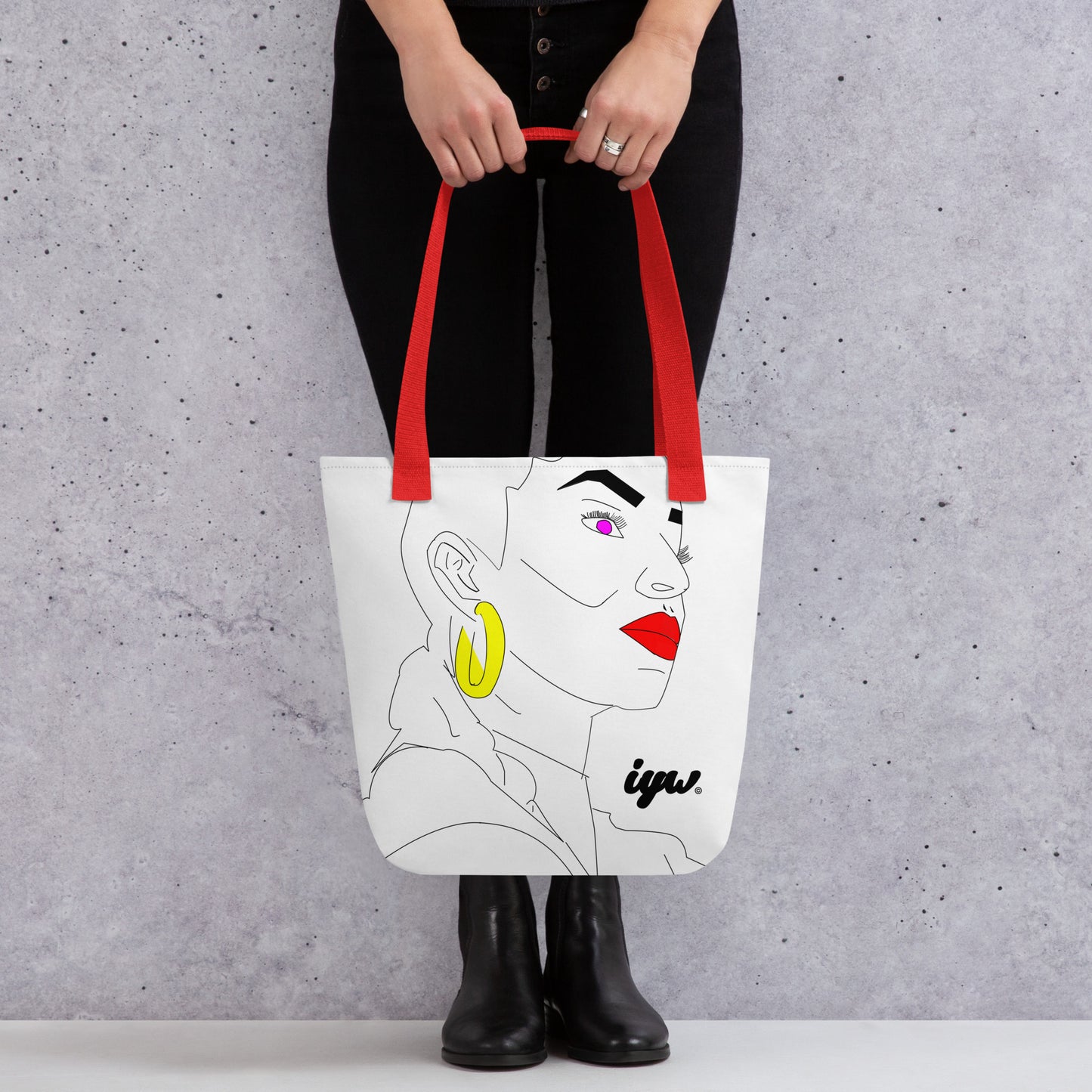 Sade Adu Abstract White Ltd Edtn Tote Bag