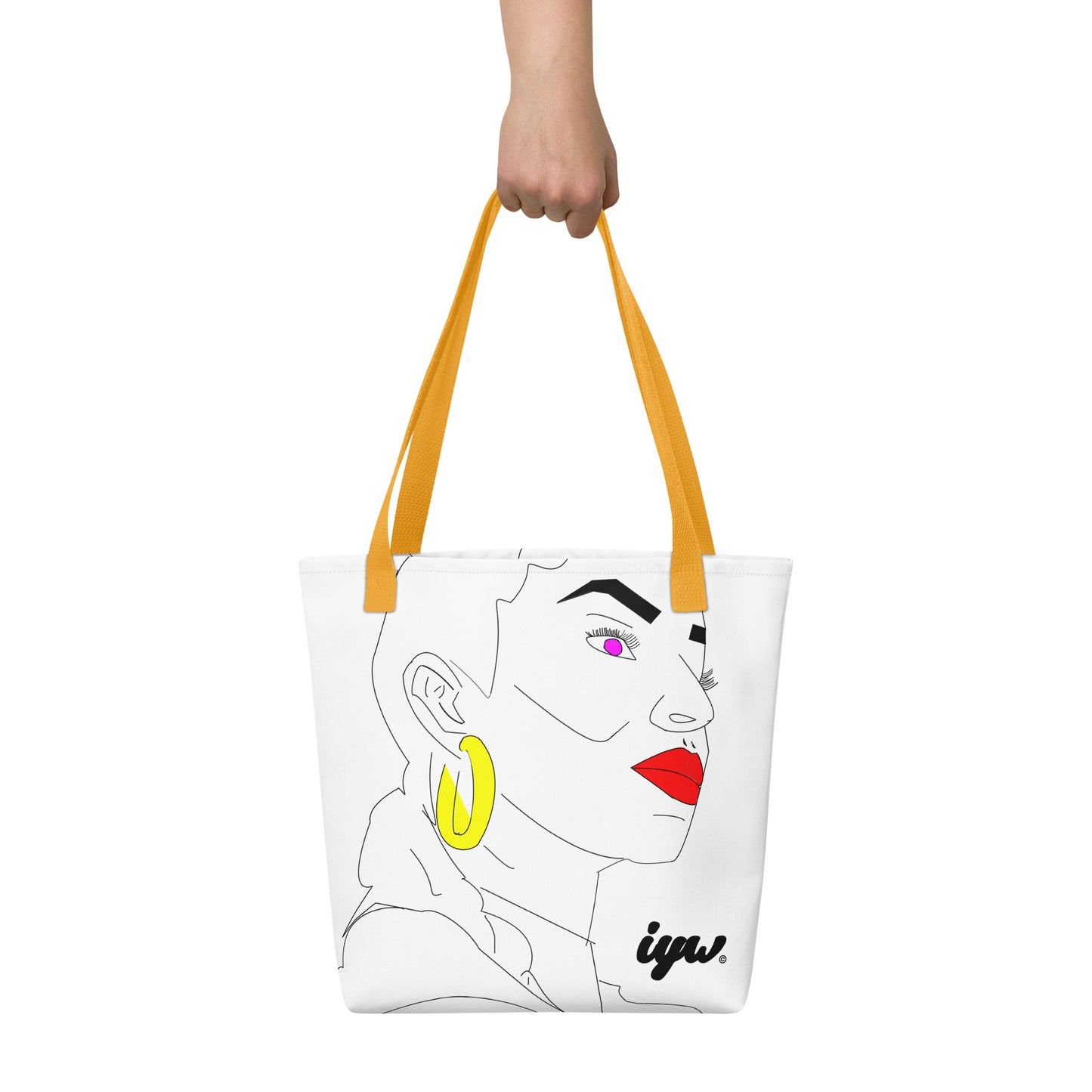 Sade Adu Abstract White Ltd Edtn Tote Bag