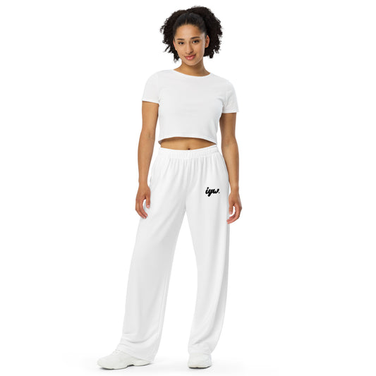 White Wide-leg Pants