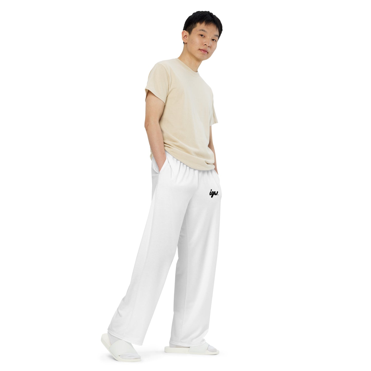 White Wide-leg Pants