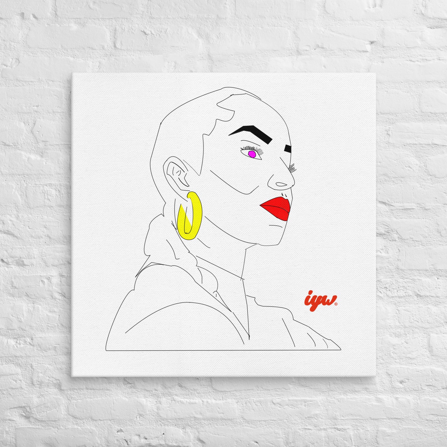 Sade Adu Abstract Limited Edition Canvas