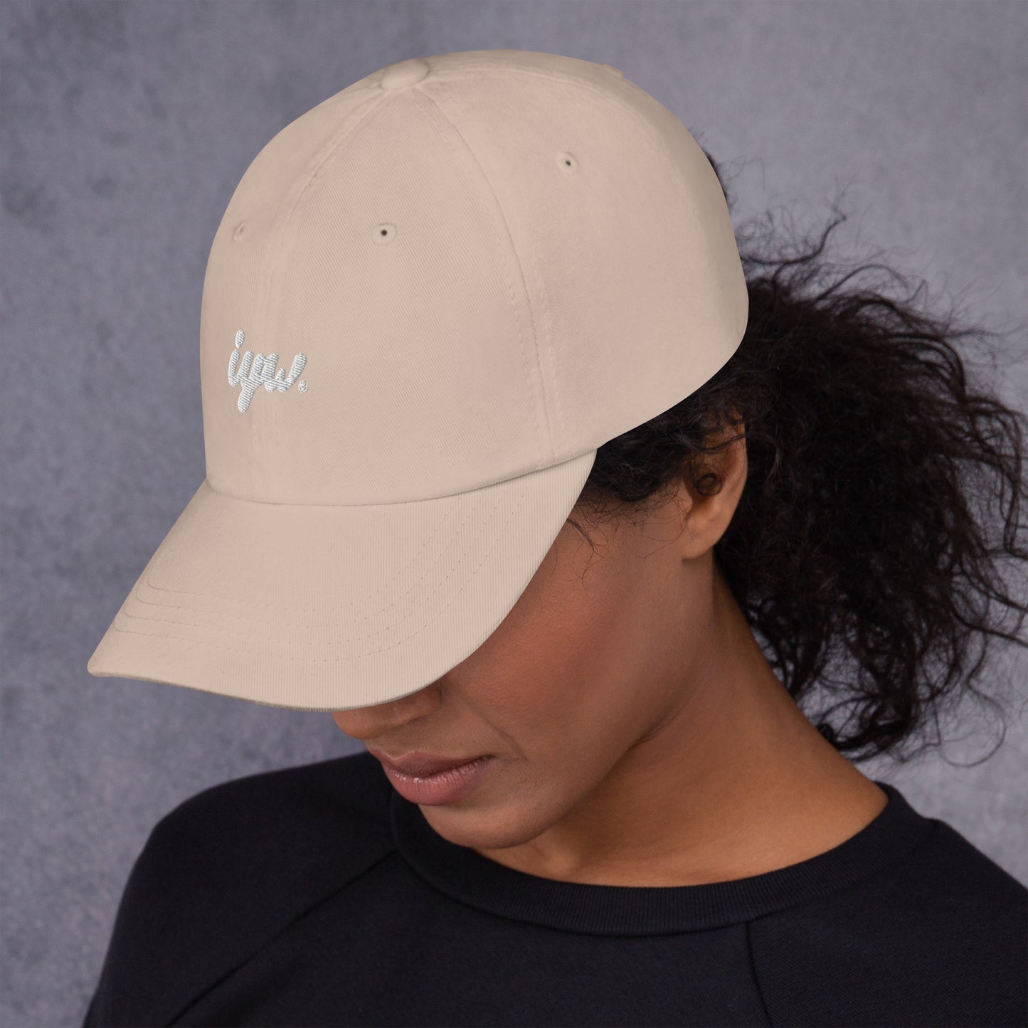 White Logo Dad Hat