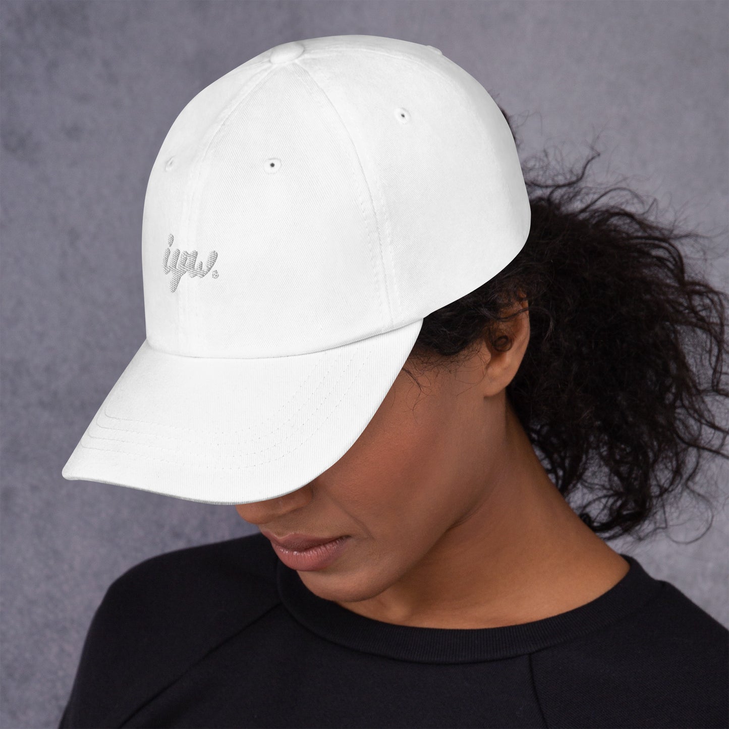 White Logo Dad Hat