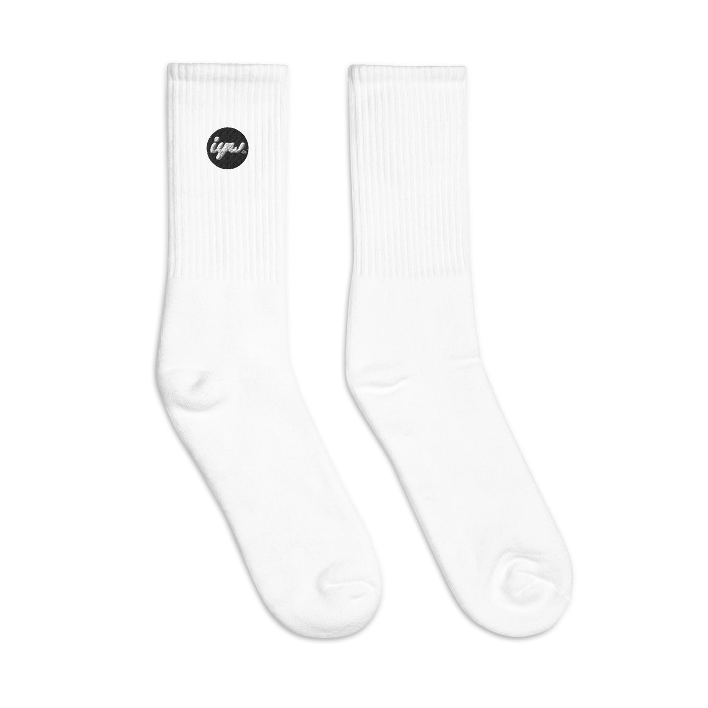 Black Patch Logo Crew Socks