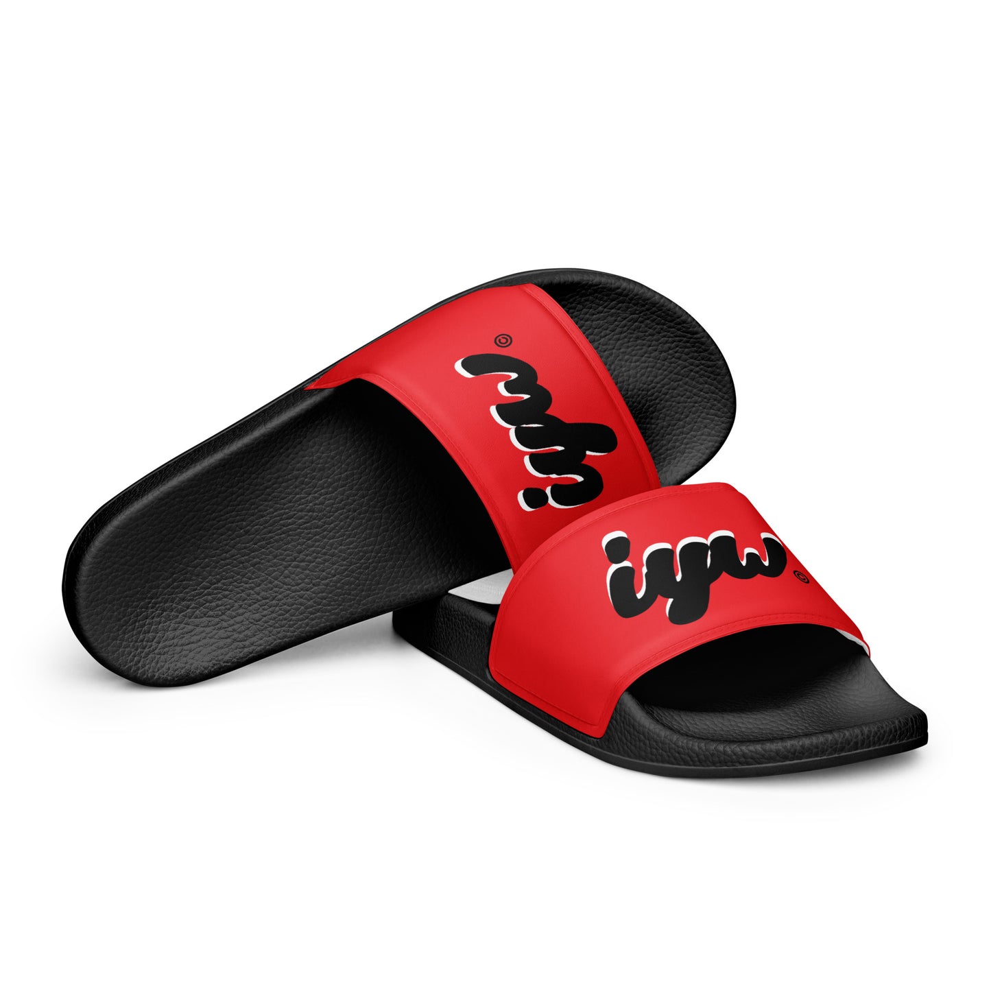 IYW Red Men's Slides