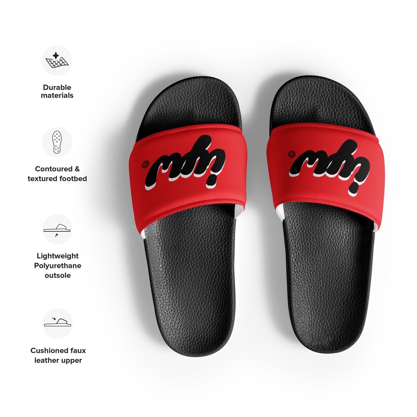 IYW Red Men's Slides