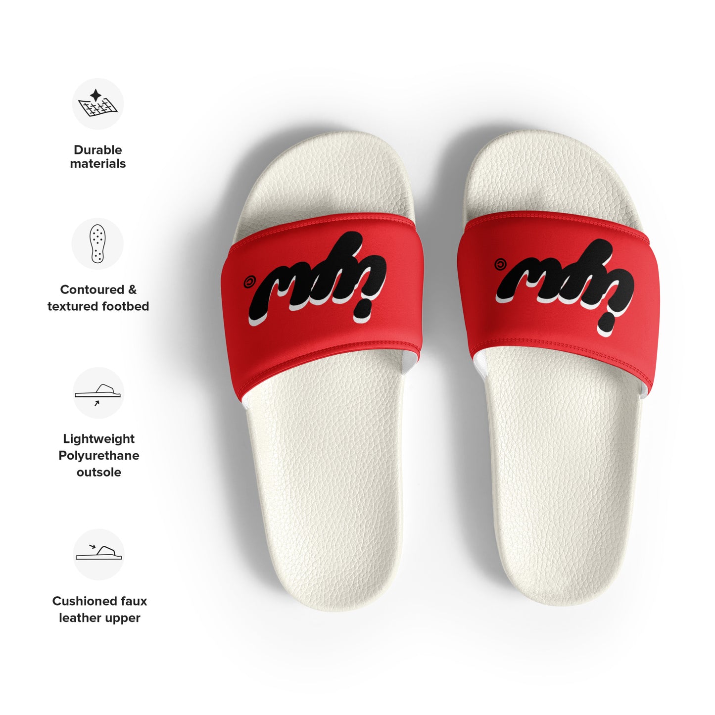 IYW Red Men's Slides