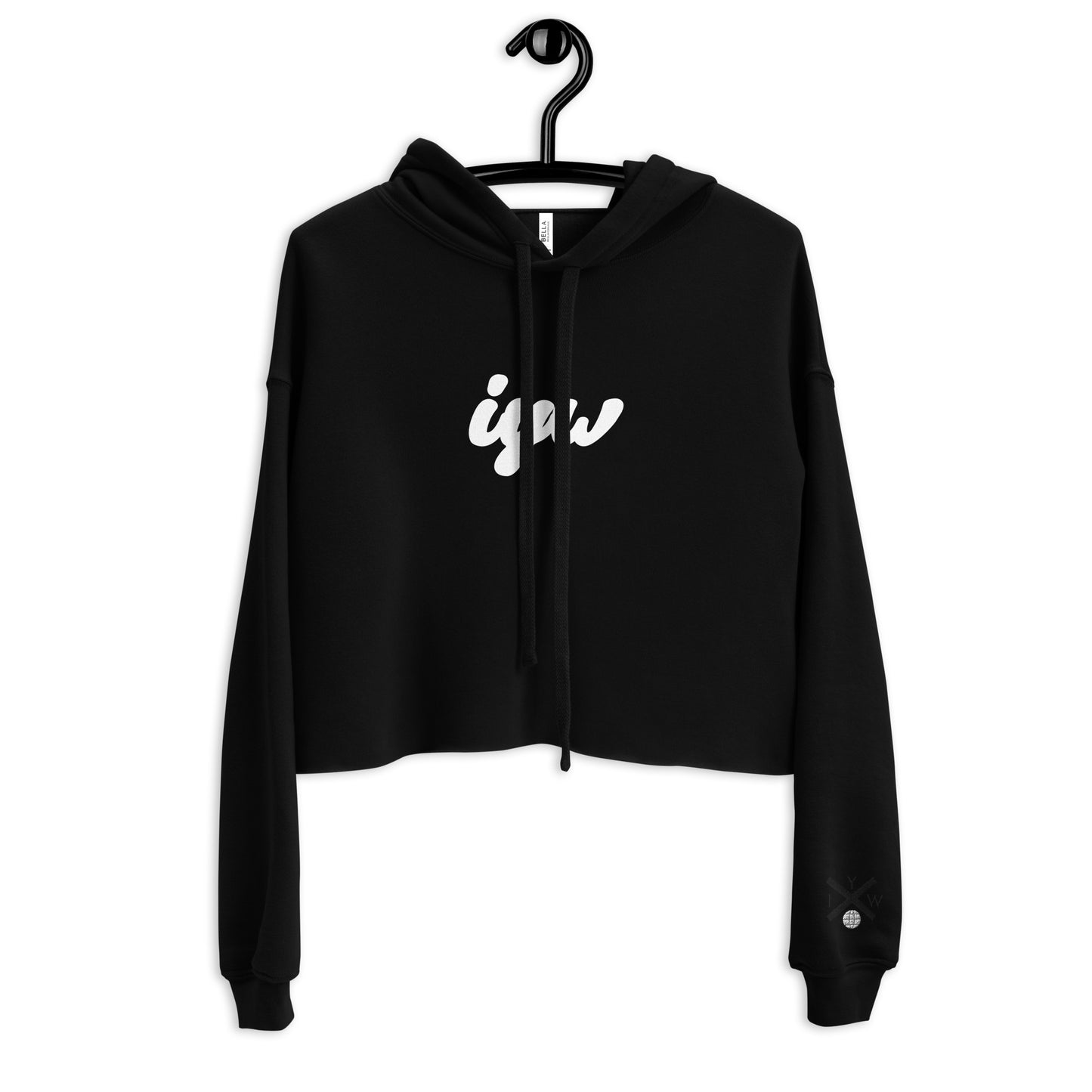 IYW Logo Crop Hoodie