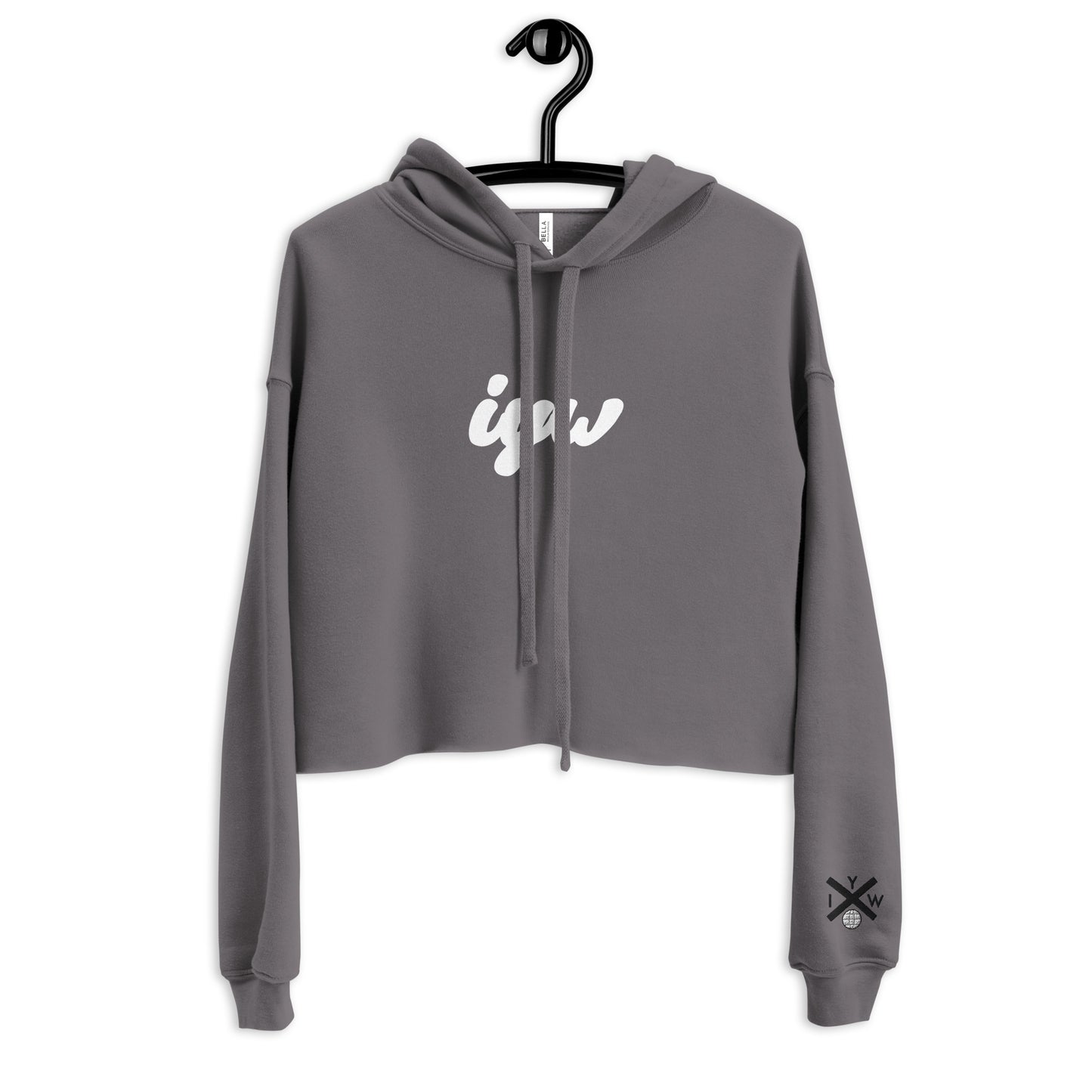 IYW Logo Crop Hoodie